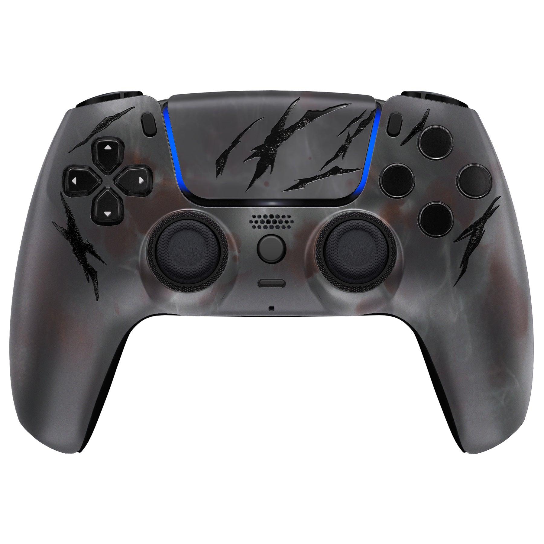 eXtremeRate LUNA Redesigned Replacement Front Shell with Touchpad Compatible with PS5 Controller BDM-010/020/030/040/050 - Blood Mist eXtremeRate