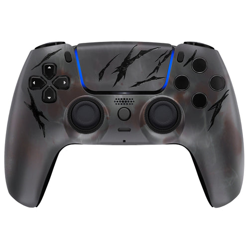 eXtremeRate LUNA Redesigned Replacement Front Shell with Touchpad Compatible with PS5 Controller BDM-010/020/030/040/050 - Blood Mist eXtremeRate