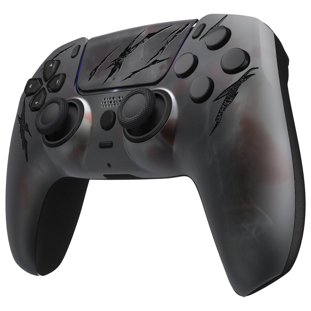 eXtremeRate LUNA Redesigned Replacement Front Shell with Touchpad Compatible with PS5 Controller BDM-010/020/030/040/050 - Blood Mist eXtremeRate