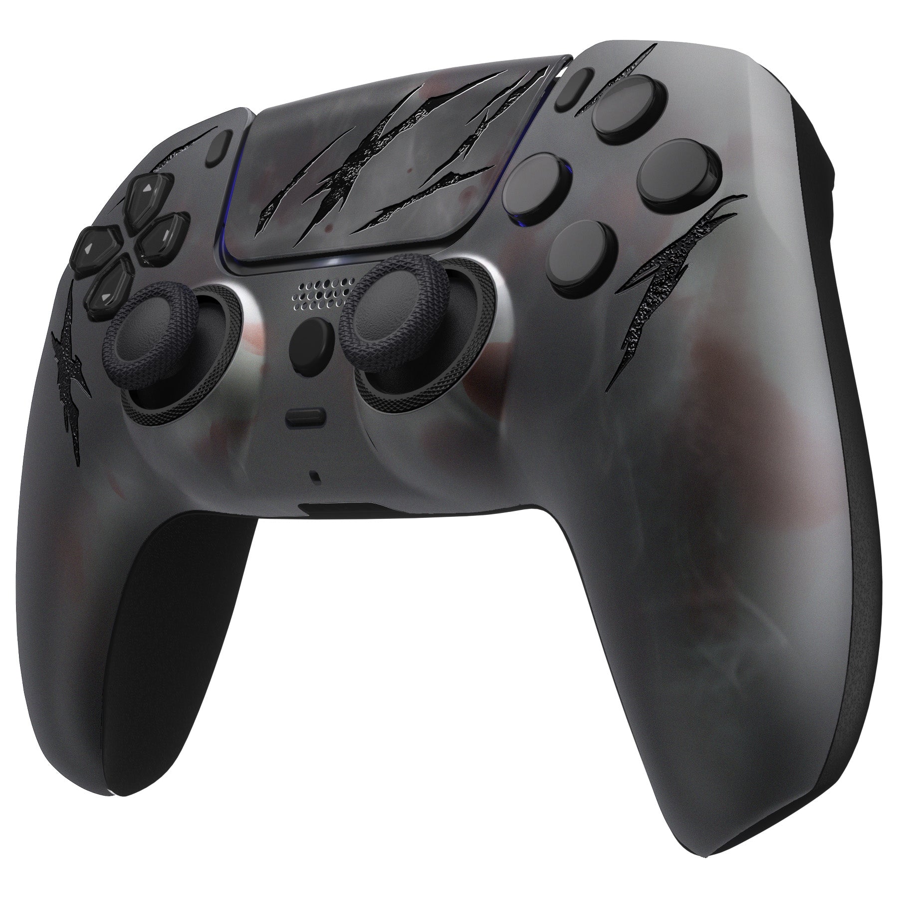 eXtremeRate LUNA Redesigned Replacement Front Shell with Touchpad Compatible with PS5 Controller BDM-010/020/030/040/050 - Blood Mist eXtremeRate