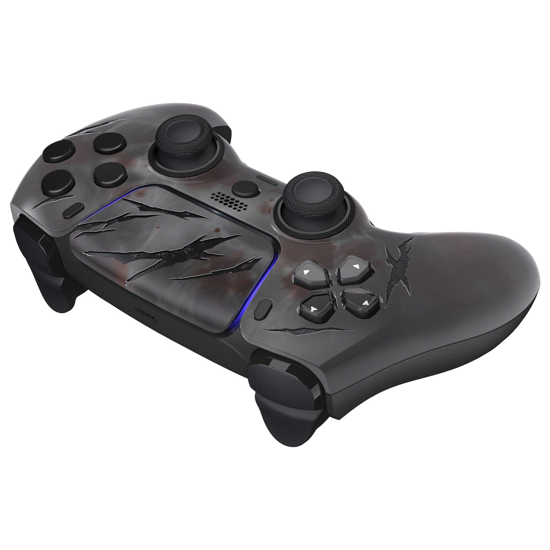 eXtremeRate LUNA Redesigned Replacement Front Shell with Touchpad Compatible with PS5 Controller BDM-010/020/030/040/050 - Blood Mist eXtremeRate