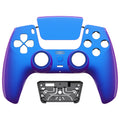 eXtremeRate LUNA Redesigned Replacement Front Shell with Touchpad Compatible with PS5 Controller BDM-010/020/030/040/050 - Chameleon Purple Blue eXtremeRate