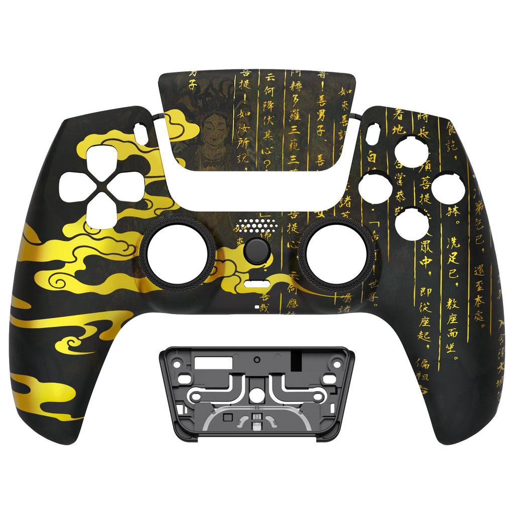 eXtremeRate LUNA Redesigned Replacement Front Shell with Touchpad Compatible with PS5 Controller BDM-010/020/030/040/050 - Eastern Myth eXtremeRate