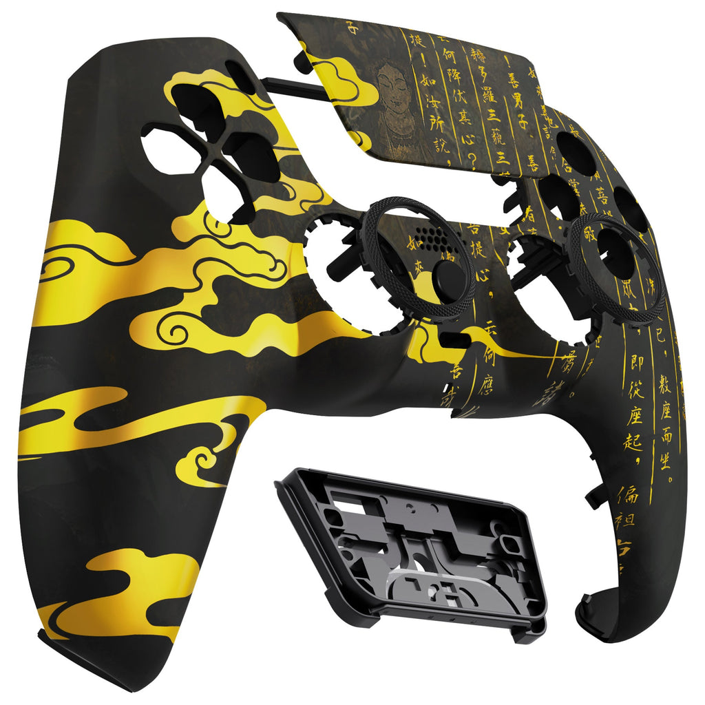 eXtremeRate LUNA Redesigned Replacement Front Shell with Touchpad Compatible with PS5 Controller BDM-010/020/030/040/050 - Eastern Myth eXtremeRate