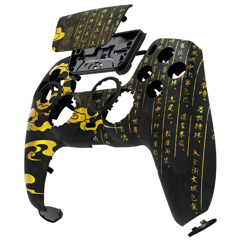 eXtremeRate LUNA Redesigned Replacement Front Shell with Touchpad Compatible with PS5 Controller BDM-010/020/030/040/050 - Eastern Myth eXtremeRate