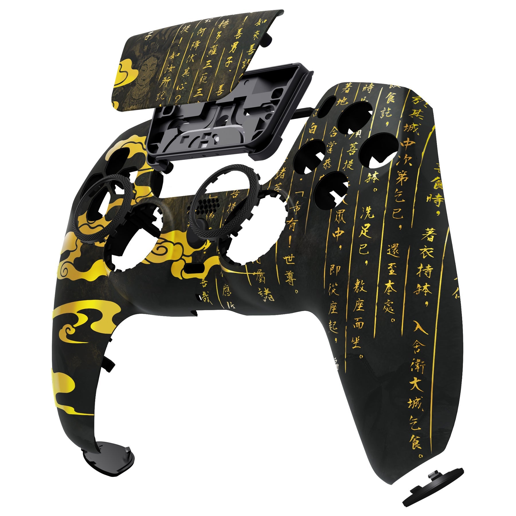 eXtremeRate LUNA Redesigned Replacement Front Shell with Touchpad Compatible with PS5 Controller BDM-010/020/030/040/050 - Eastern Myth eXtremeRate
