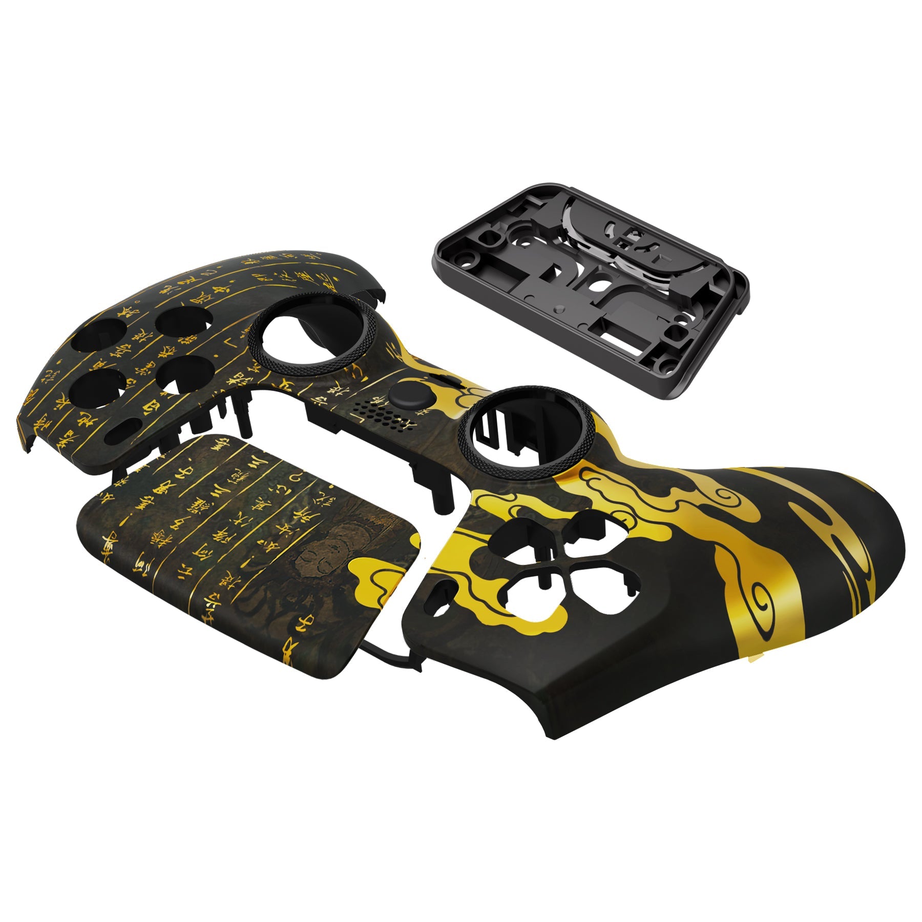 eXtremeRate LUNA Redesigned Replacement Front Shell with Touchpad Compatible with PS5 Controller BDM-010/020/030/040/050 - Eastern Myth eXtremeRate