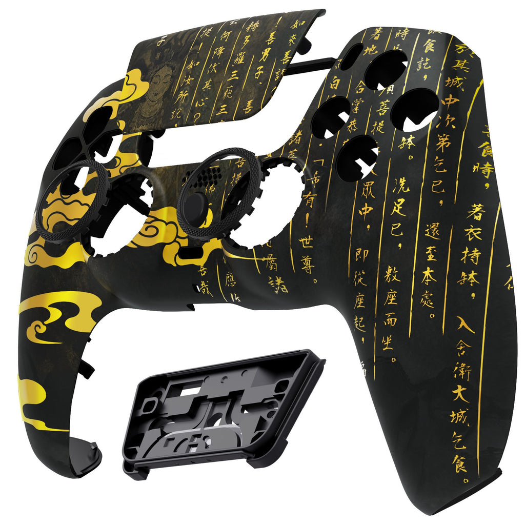 eXtremeRate LUNA Redesigned Replacement Front Shell with Touchpad Compatible with PS5 Controller BDM-010/020/030/040/050 - Eastern Myth eXtremeRate