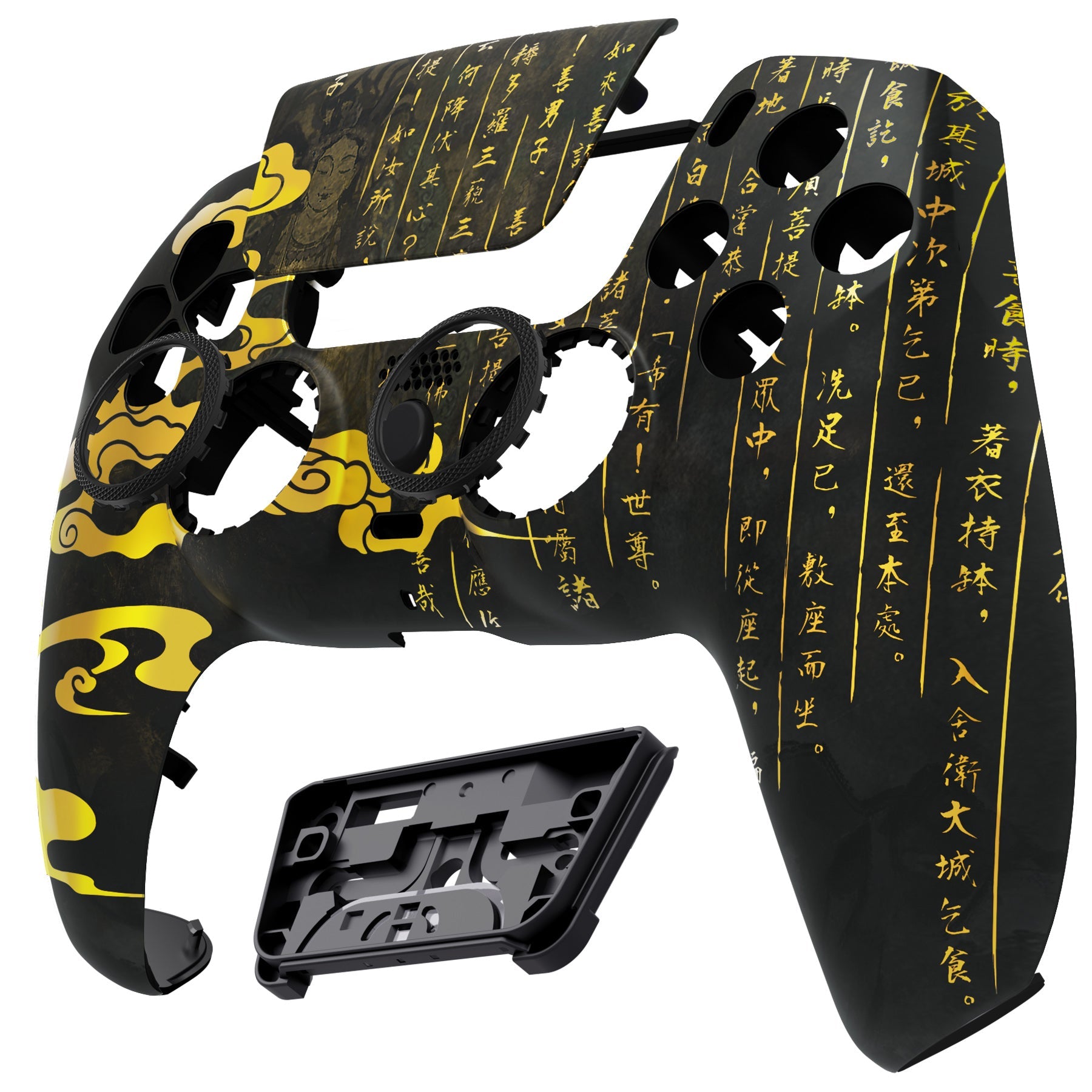 eXtremeRate LUNA Redesigned Replacement Front Shell with Touchpad Compatible with PS5 Controller BDM-010/020/030/040/050 - Eastern Myth eXtremeRate