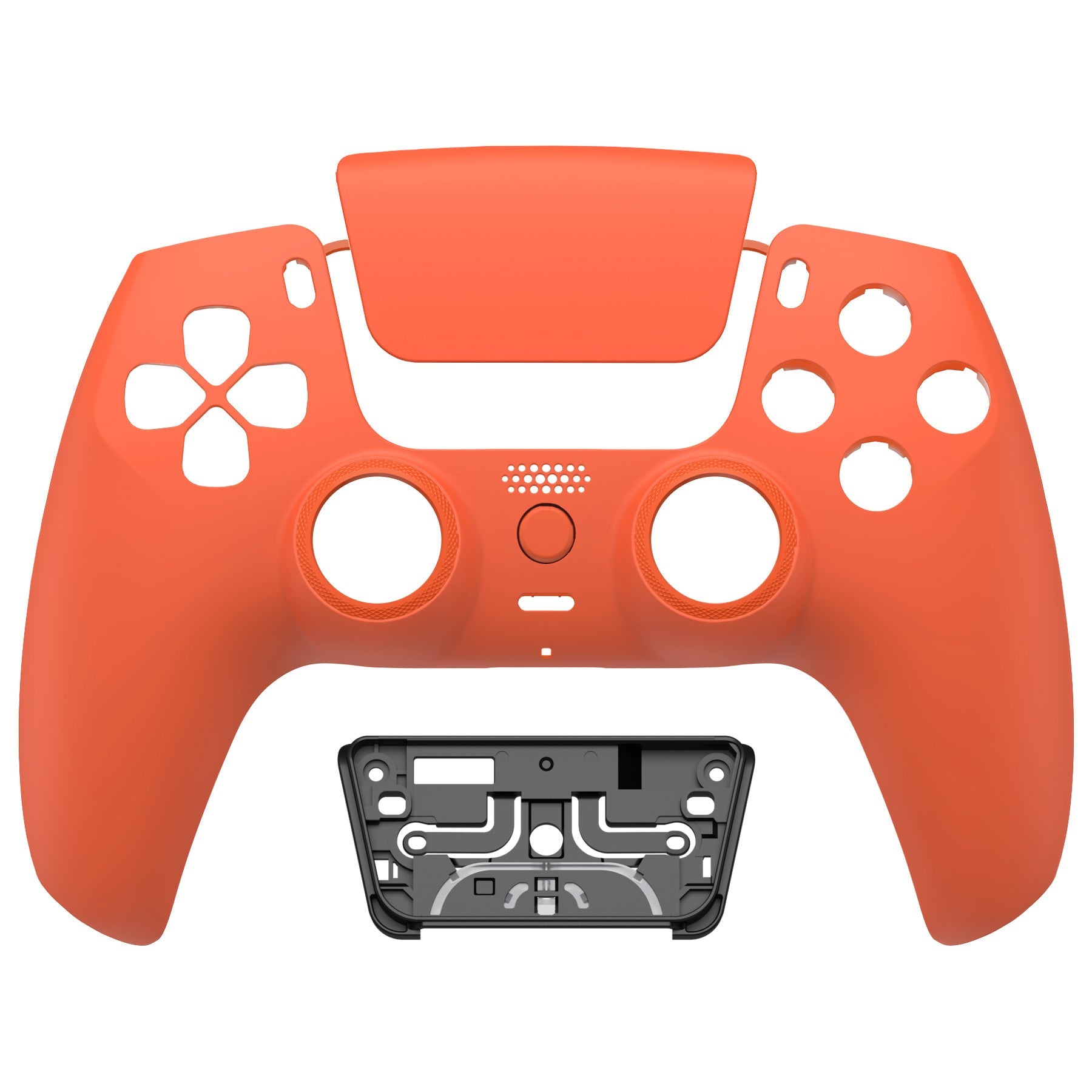 eXtremeRate LUNA Redesigned Replacement Front Shell with Touchpad Compatible with PS5 Controller BDM-010/020/030/040/050 - Orange eXtremeRate