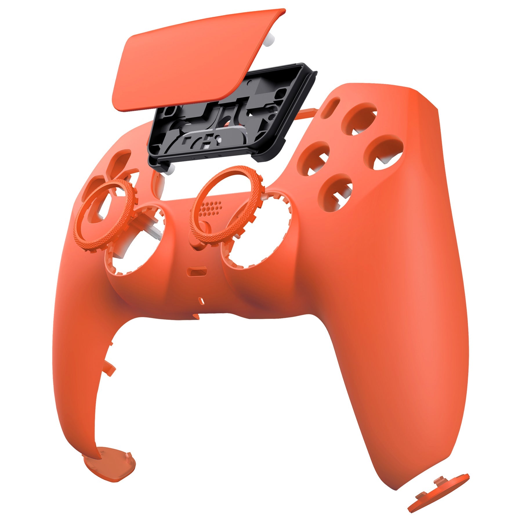 eXtremeRate LUNA Redesigned Replacement Front Shell with Touchpad Compatible with PS5 Controller BDM-010/020/030/040/050 - Orange eXtremeRate
