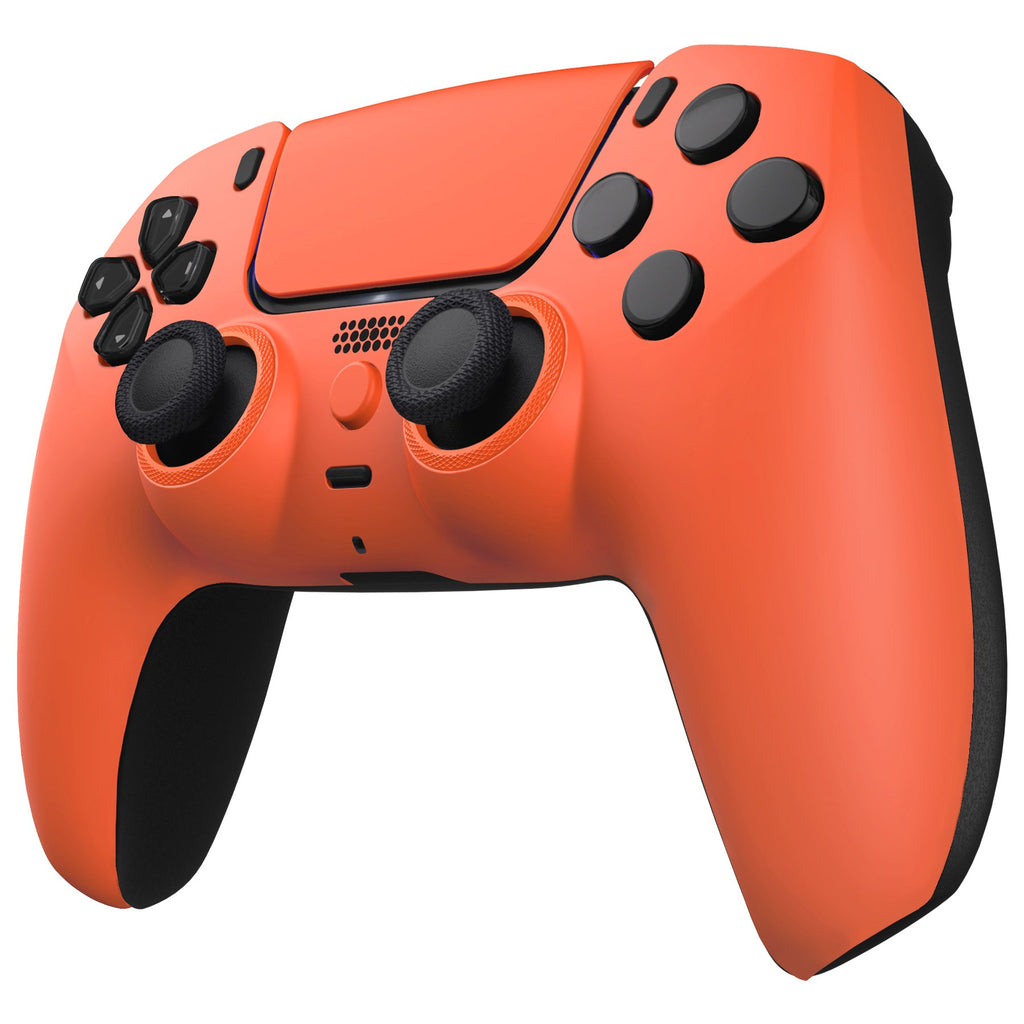 eXtremeRate LUNA Redesigned Replacement Front Shell with Touchpad Compatible with PS5 Controller BDM-010/020/030/040/050 - Orange eXtremeRate