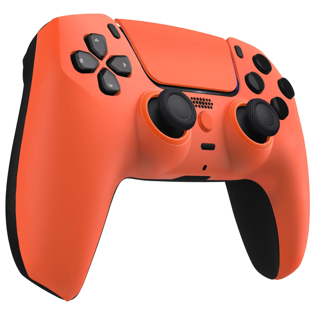 eXtremeRate LUNA Redesigned Replacement Front Shell with Touchpad Compatible with PS5 Controller BDM-010/020/030/040/050 - Orange eXtremeRate