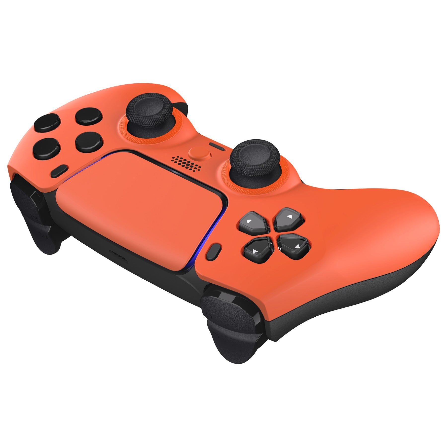 eXtremeRate LUNA Redesigned Replacement Front Shell with Touchpad Compatible with PS5 Controller BDM-010/020/030/040/050 - Orange eXtremeRate