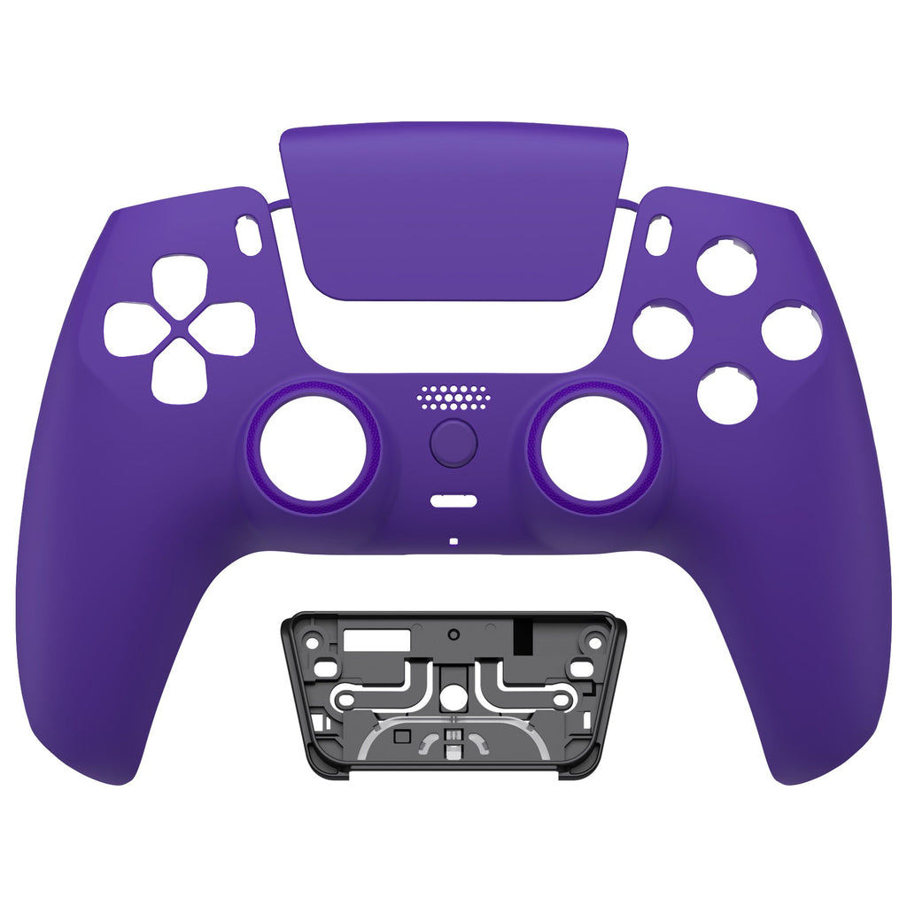 eXtremeRate LUNA Redesigned Replacement Front Shell with Touchpad Compatible with PS5 Controller BDM-010/020/030/040/050/060 - Purple eXtremeRate