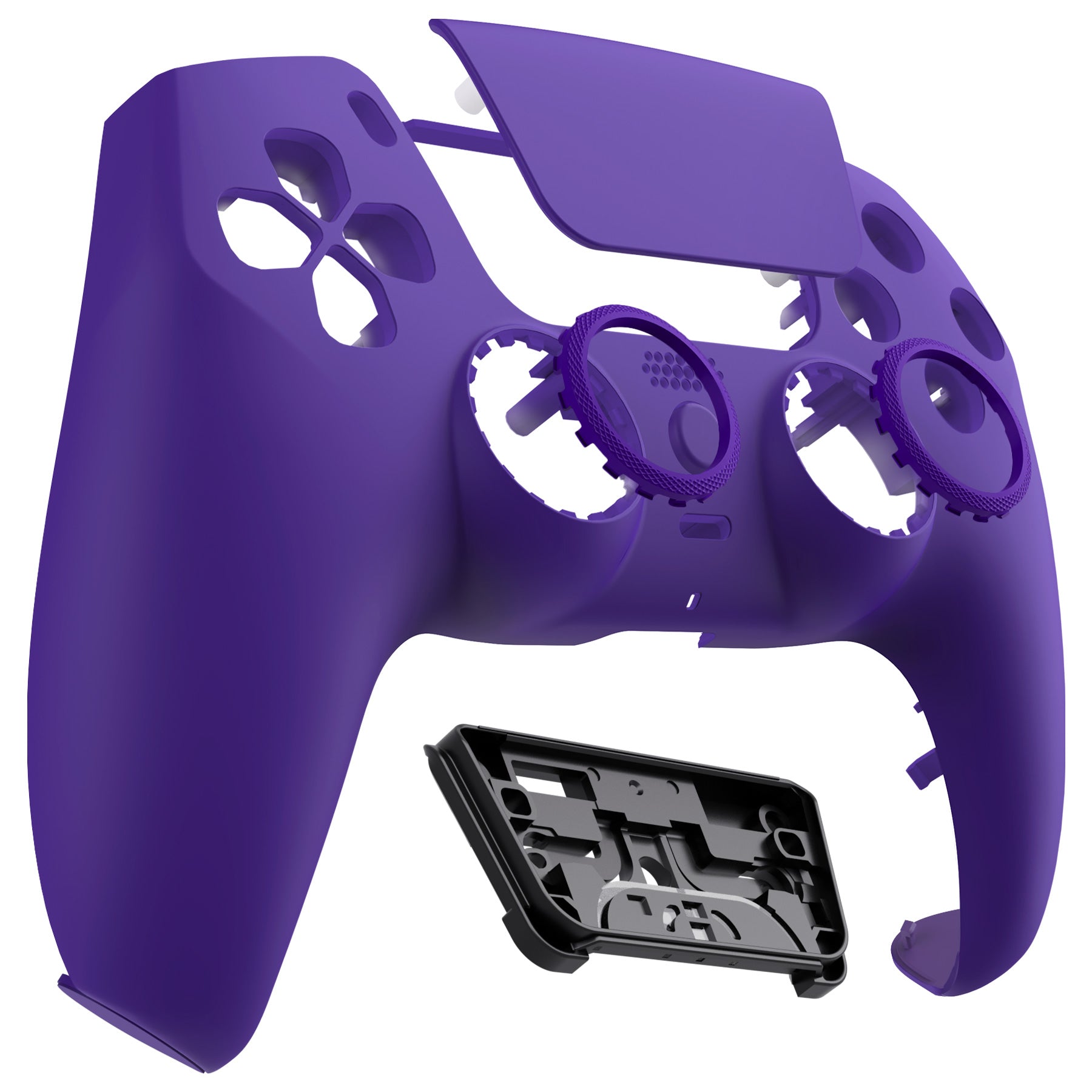 eXtremeRate LUNA Redesigned Replacement Front Shell with Touchpad Compatible with PS5 Controller BDM-010/020/030/040/050/060 - Purple eXtremeRate