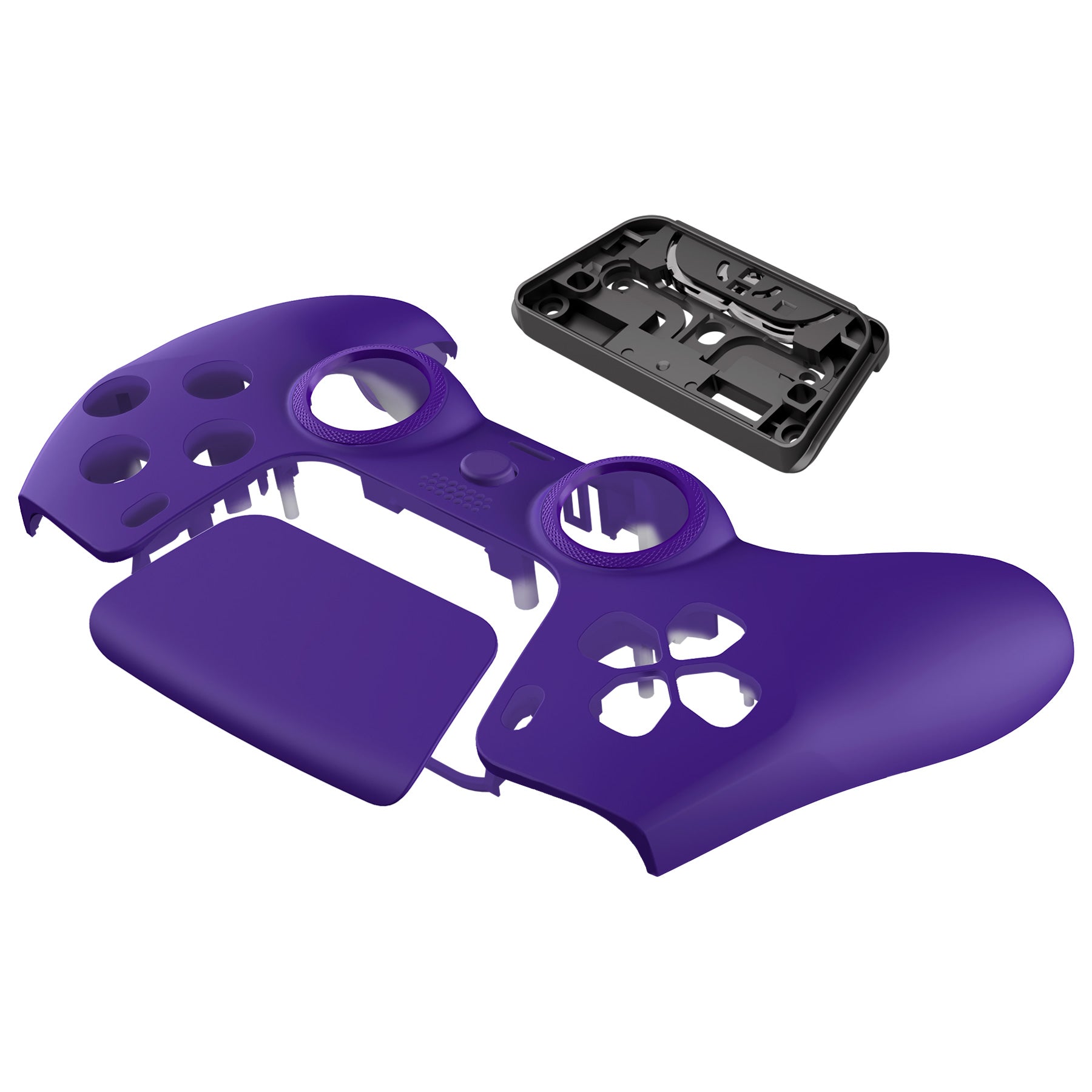 eXtremeRate LUNA Redesigned Replacement Front Shell with Touchpad Compatible with PS5 Controller BDM-010/020/030/040/050/060 - Purple eXtremeRate