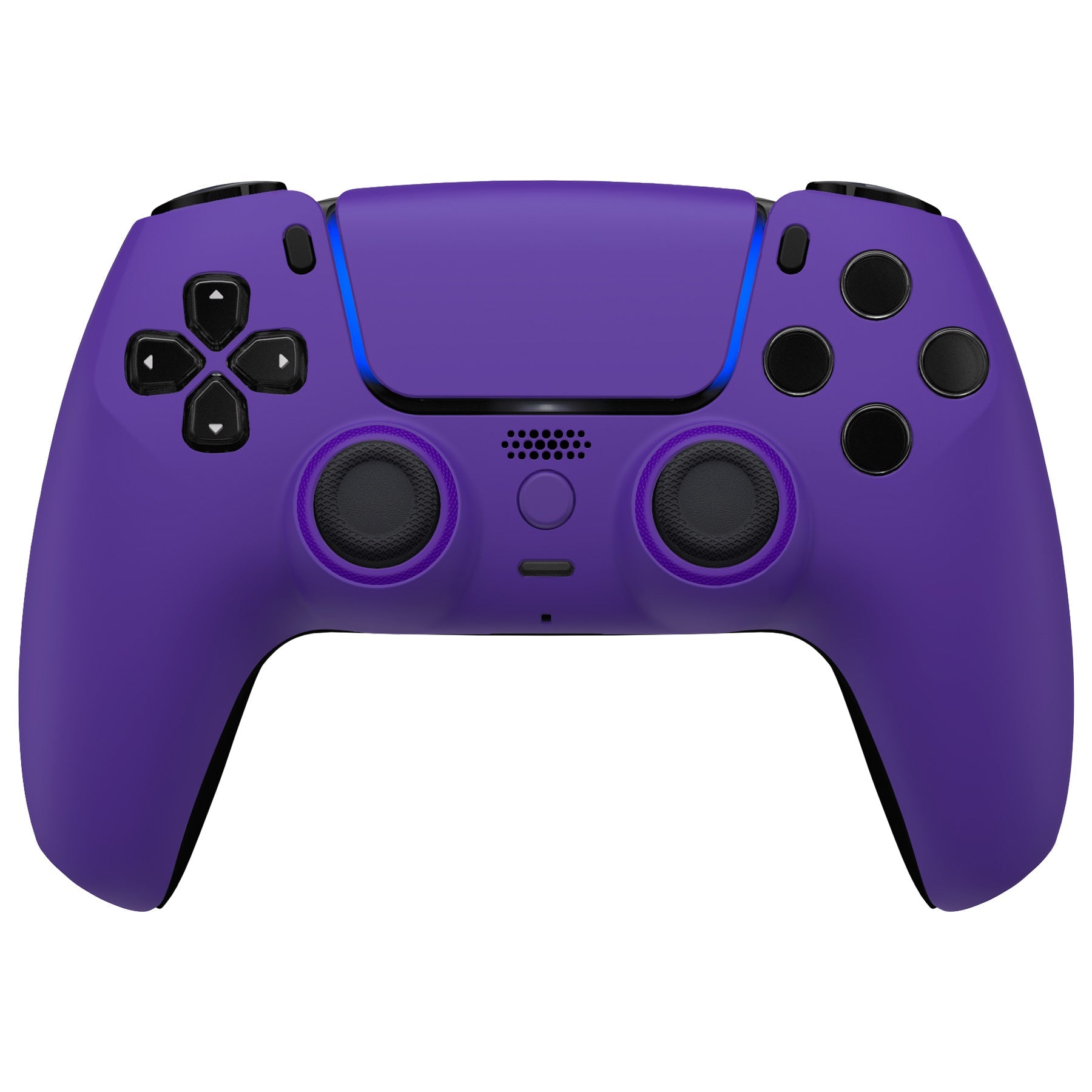 eXtremeRate LUNA Redesigned Replacement Front Shell with Touchpad Compatible with PS5 Controller BDM-010/020/030/040/050/060 - Purple eXtremeRate