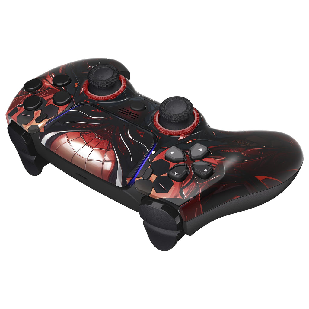 eXtremeRate LUNA Redesigned Replacement Front Shell with Touchpad Compatible with PS5 Controller BDM-010/020/030/040/050 - Spider Armor eXtremeRate