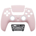 eXtremeRate LUNA Redesigned Replacement Front Shell with Touchpad Compatible with PS5 Controller BDM-010/020/030/040/050 - Cherry Blossoms Pink eXtremeRate