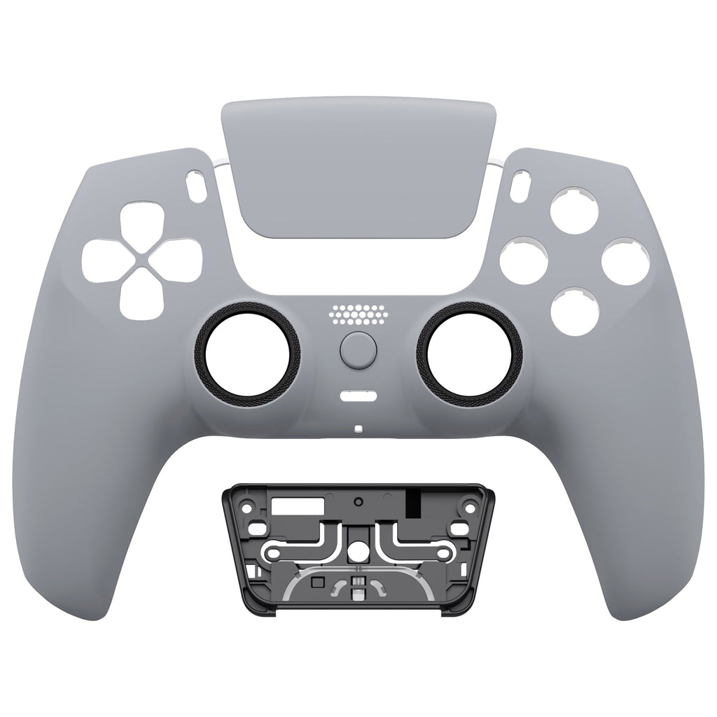 eXtremeRate LUNA Redesigned Replacement Front Shell with Touchpad Compatible with PS5 Controller BDM-010/020/030/040/050 - New Hope Gray eXtremeRate