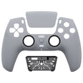 eXtremeRate LUNA Redesigned Replacement Front Shell with Touchpad Compatible with PS5 Controller BDM-010/020/030/040/050 - New Hope Gray eXtremeRate