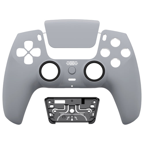 eXtremeRate LUNA Redesigned Replacement Front Shell with Touchpad Compatible with PS5 Controller BDM-010/020/030/040/050 - New Hope Gray eXtremeRate