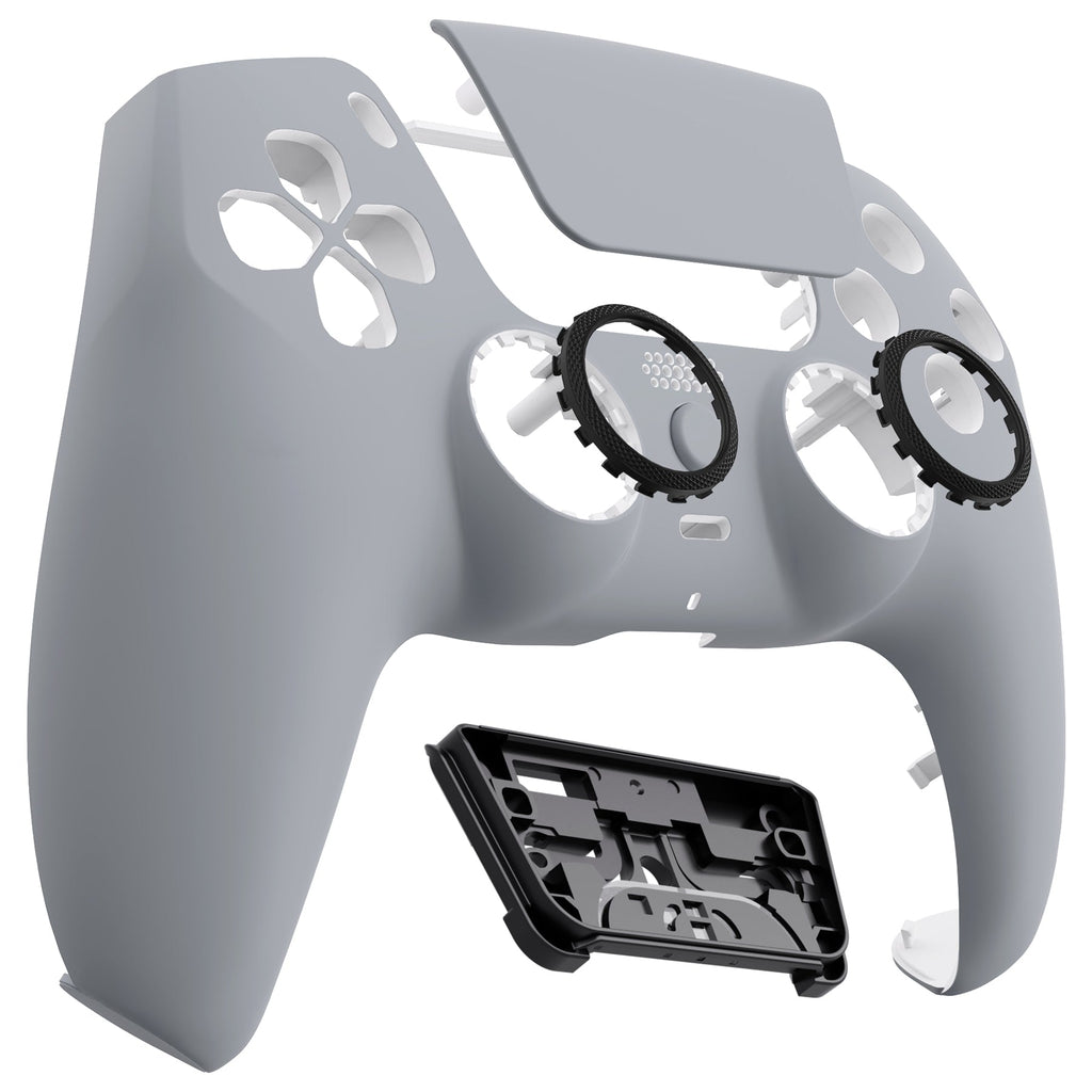 eXtremeRate LUNA Redesigned Replacement Front Shell with Touchpad Compatible with PS5 Controller BDM-010/020/030/040/050 - New Hope Gray eXtremeRate