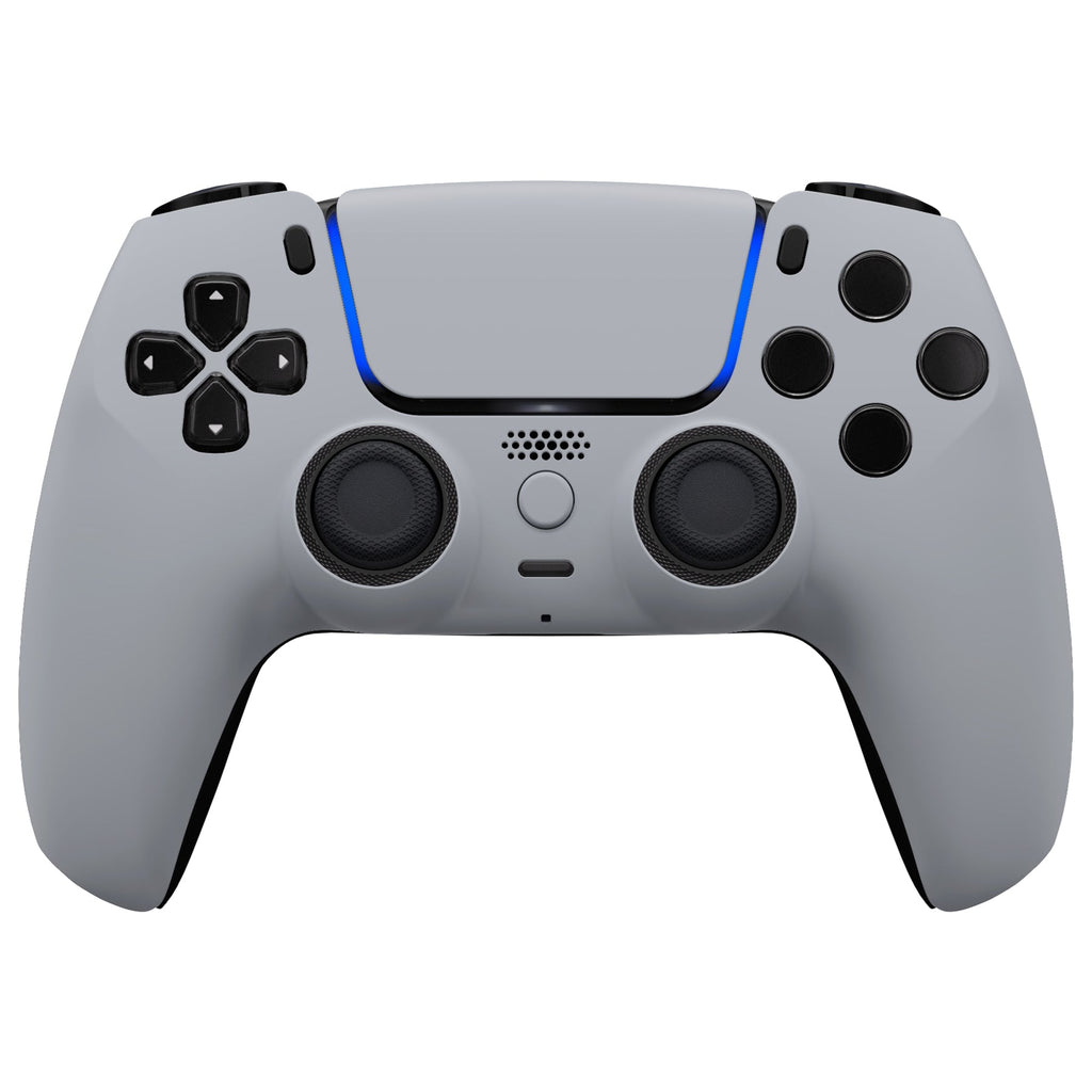 eXtremeRate LUNA Redesigned Replacement Front Shell with Touchpad Compatible with PS5 Controller BDM-010/020/030/040/050 - New Hope Gray eXtremeRate