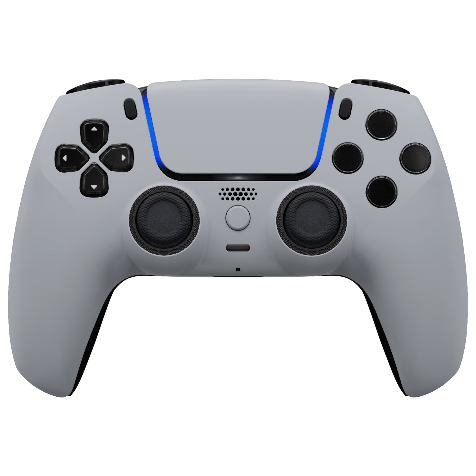 eXtremeRate LUNA Redesigned Replacement Front Shell with Touchpad Compatible with PS5 Controller BDM-010/020/030/040/050 - New Hope Gray eXtremeRate