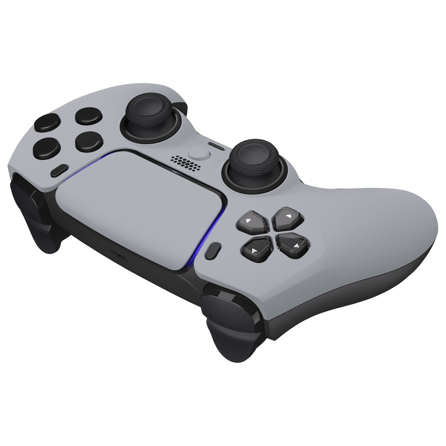 eXtremeRate LUNA Redesigned Replacement Front Shell with Touchpad Compatible with PS5 Controller BDM-010/020/030/040/050 - New Hope Gray eXtremeRate