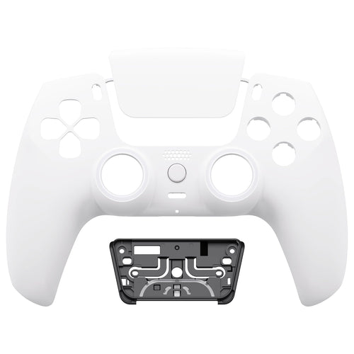 eXtremeRate LUNA Redesigned Replacement Front Shell with Touchpad Compatible with PS5 Controller BDM-010/020/030/040/050 - White eXtremeRate