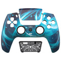 eXtremeRate LUNA Redesigned Replacement Front Shell with Touchpad Compatible with PS5 Controller BDM-010/020/030/040/050 - Aero Slash Magic eXtremeRate