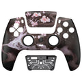 eXtremeRate LUNA Redesigned Replacement Front Shell with Touchpad Compatible with PS5 Controller BDM-010/020/030/040/050/060 - Blossom In The Darkness eXtremeRate