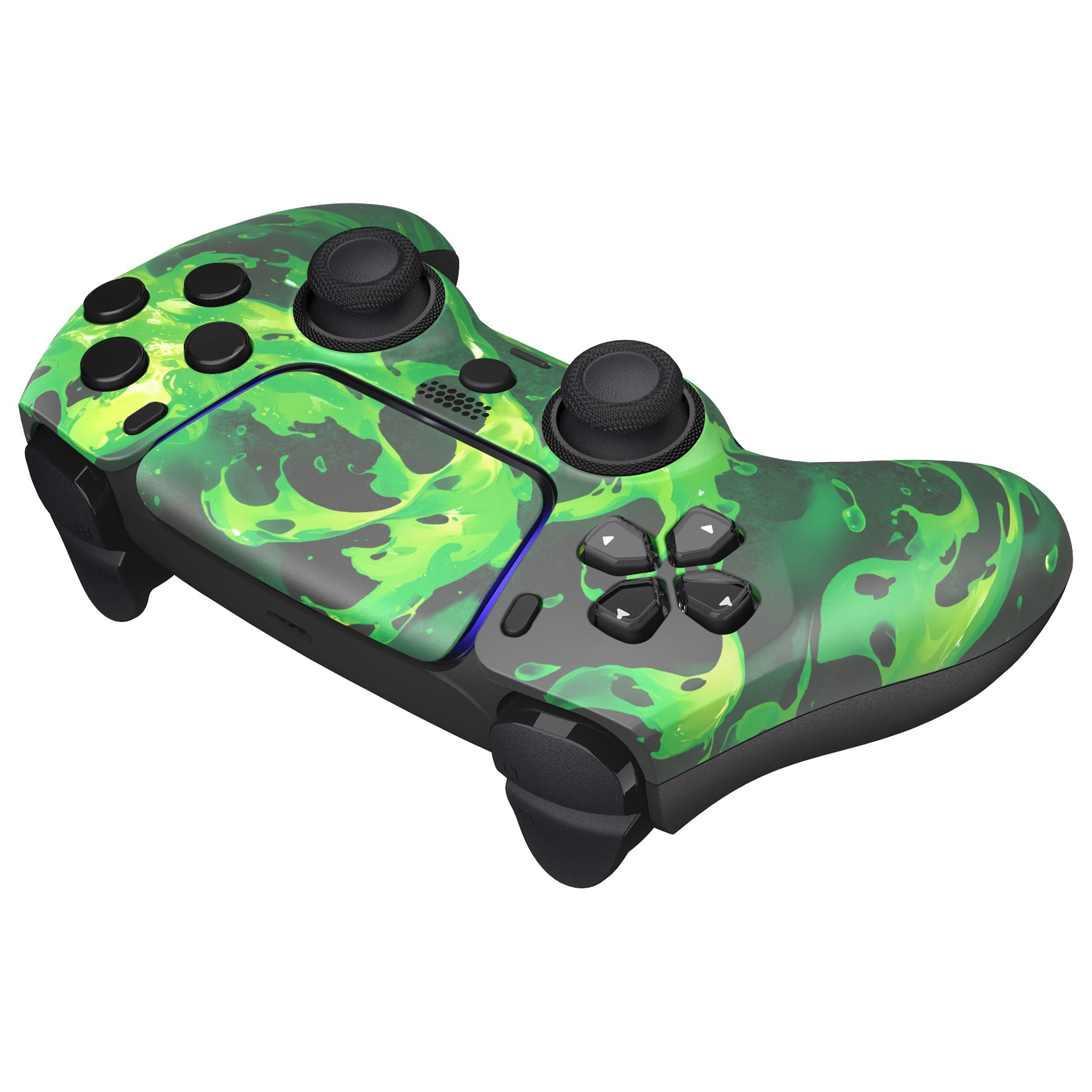 eXtremeRate LUNA Redesigned Replacement Front Shell with Touchpad Compatible with PS5 Controller BDM-010/020/030/040/050/060 - Corrosion Magic eXtremeRate