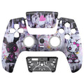 eXtremeRate LUNA Redesigned Replacement Front Shell with Touchpad Compatible with PS5 Controller BDM-010/020/030/040/050/060 - Lovely Punky Bunny eXtremeRate