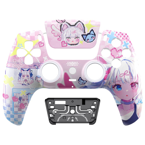 eXtremeRate LUNA Redesigned Replacement Front Shell with Touchpad Compatible with PS5 Controller BDM-010/020/030/040/050 - MeWoow eXtremeRate