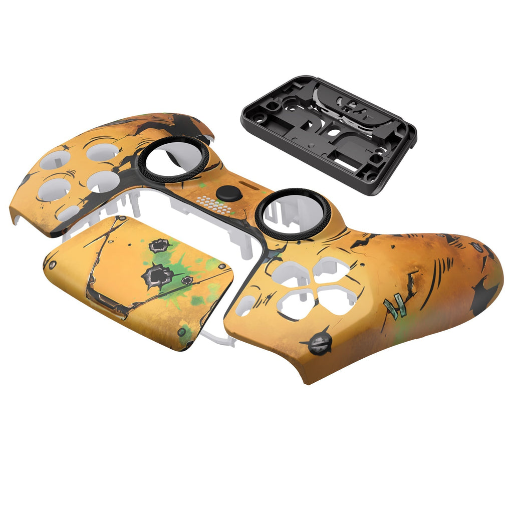 eXtremeRate LUNA Redesigned Replacement Front Shell with Touchpad Compatible with PS5 Controller BDM-010/020/030/040/050 - Waste Land eXtremeRate