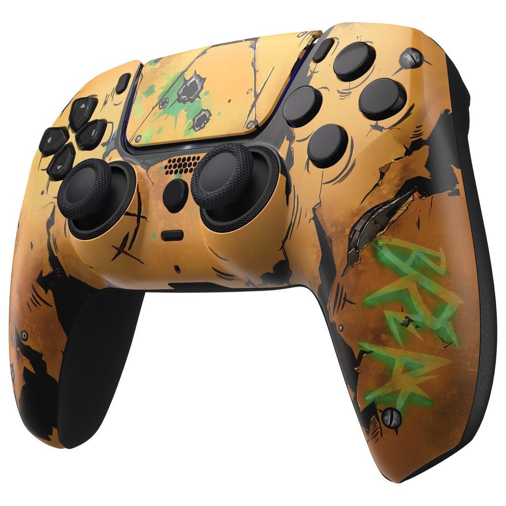 eXtremeRate LUNA Redesigned Replacement Front Shell with Touchpad Compatible with PS5 Controller BDM-010/020/030/040/050 - Waste Land eXtremeRate
