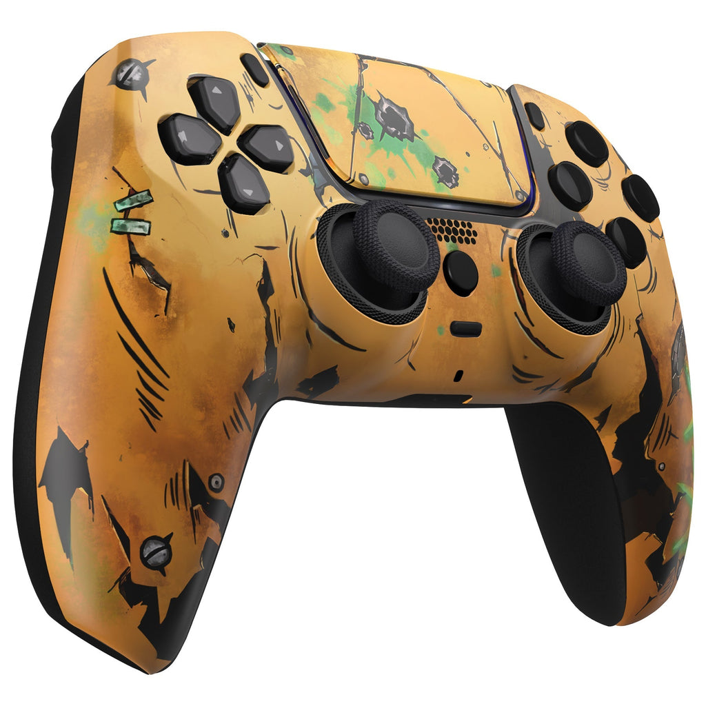 eXtremeRate LUNA Redesigned Replacement Front Shell with Touchpad Compatible with PS5 Controller BDM-010/020/030/040/050 - Waste Land eXtremeRate
