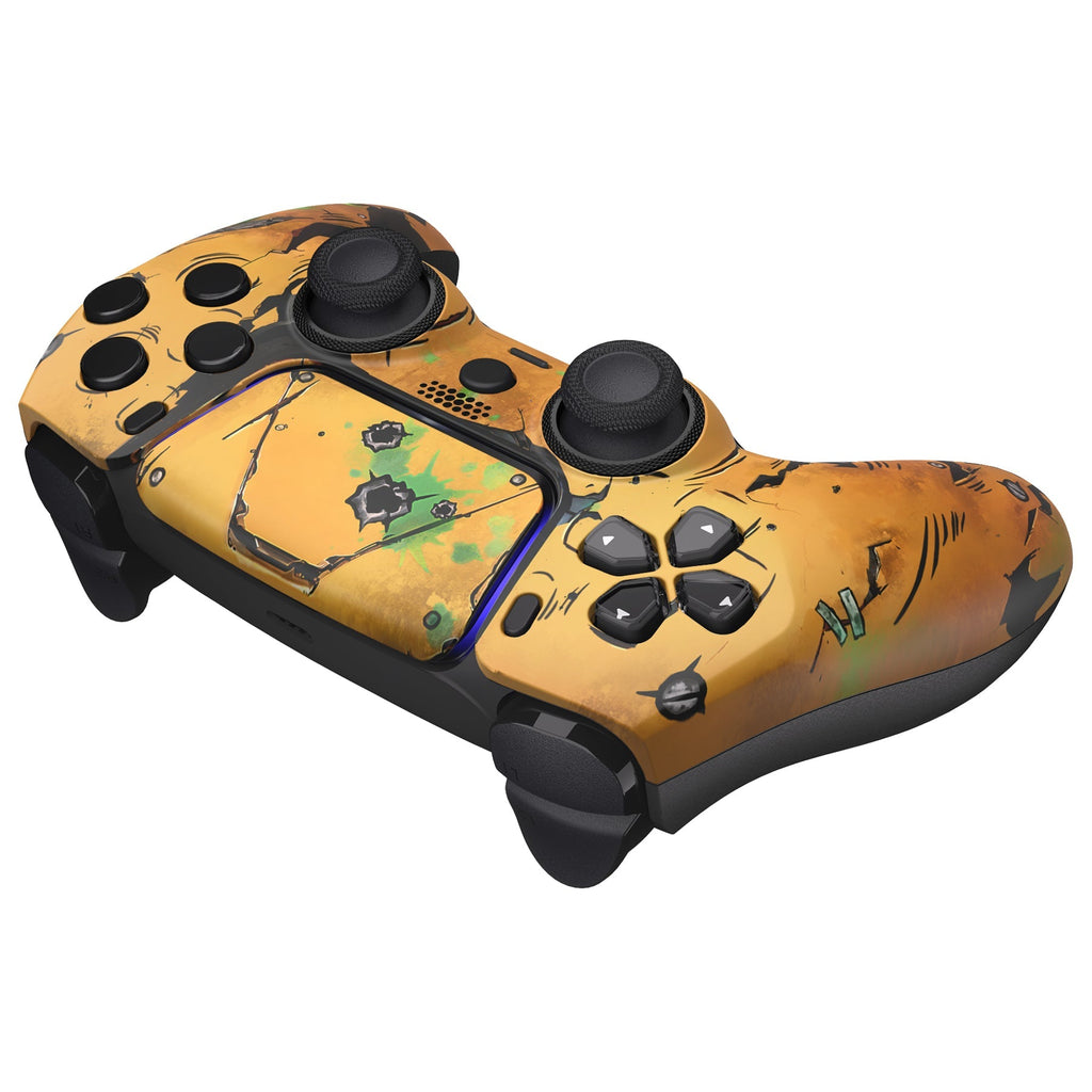 eXtremeRate LUNA Redesigned Replacement Front Shell with Touchpad Compatible with PS5 Controller BDM-010/020/030/040/050 - Waste Land eXtremeRate