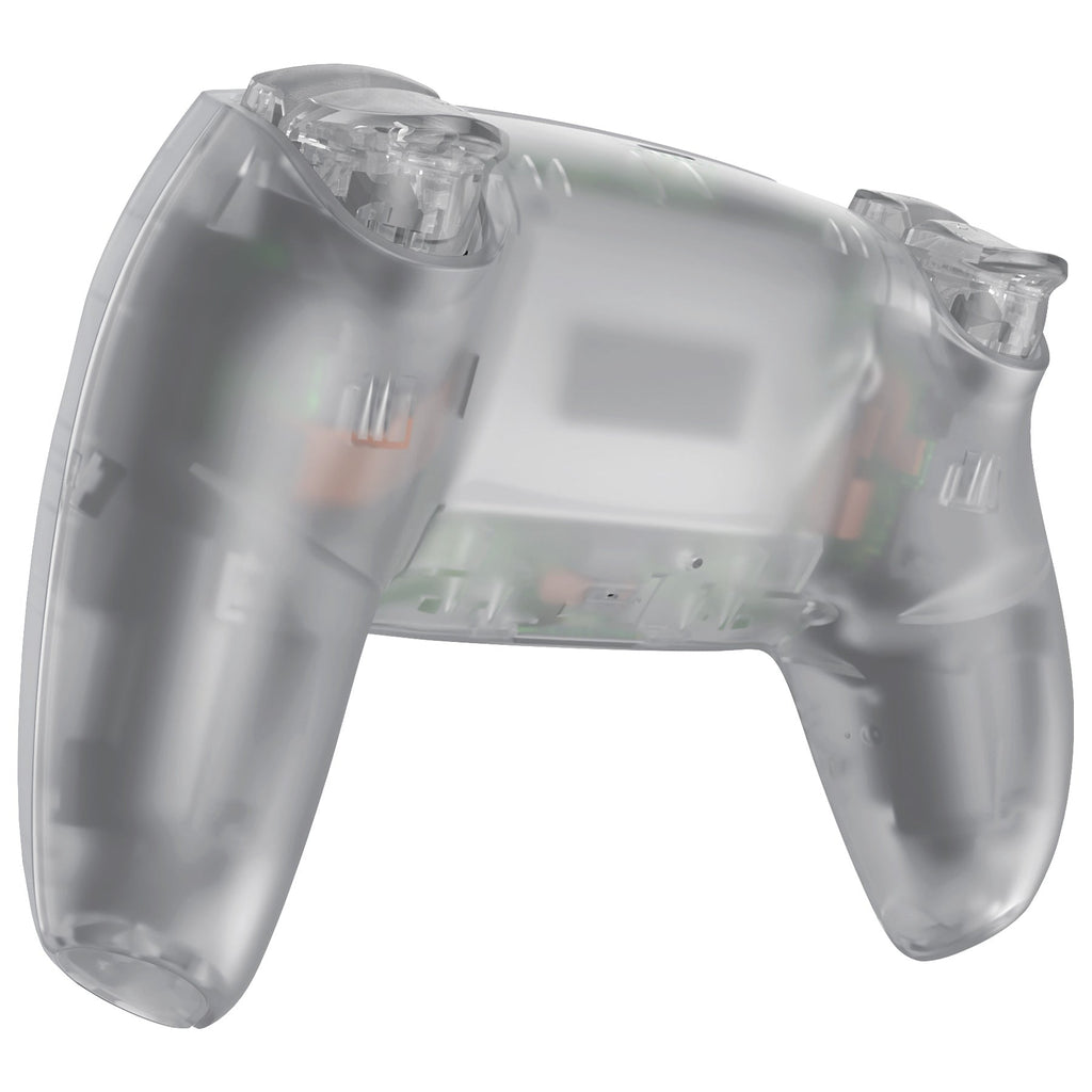 eXtremeRate LUNA Redesigned Replacement Full Set Shells with Buttons Compatible with PS5 Controller BDM-030/040/050 - Glow in Dark - Green eXtremeRate