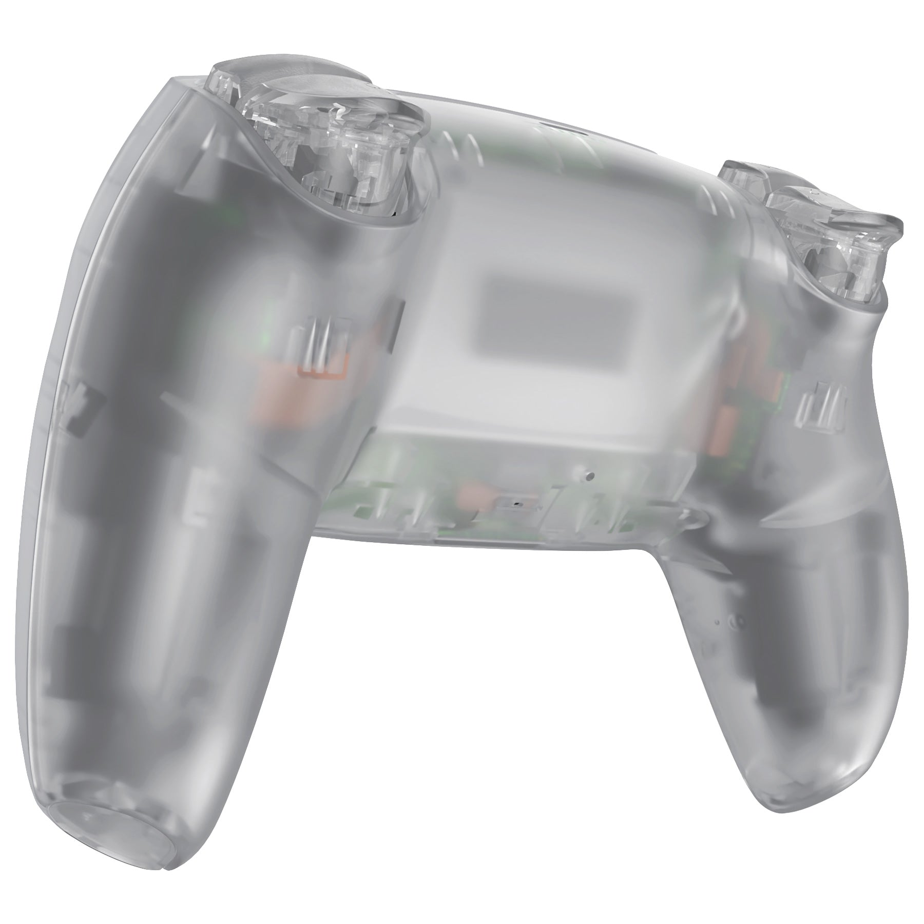 eXtremeRate LUNA Redesigned Replacement Full Set Shells with Buttons Compatible with PS5 Controller BDM-030/040/050 - Glow in Dark - Green eXtremeRate
