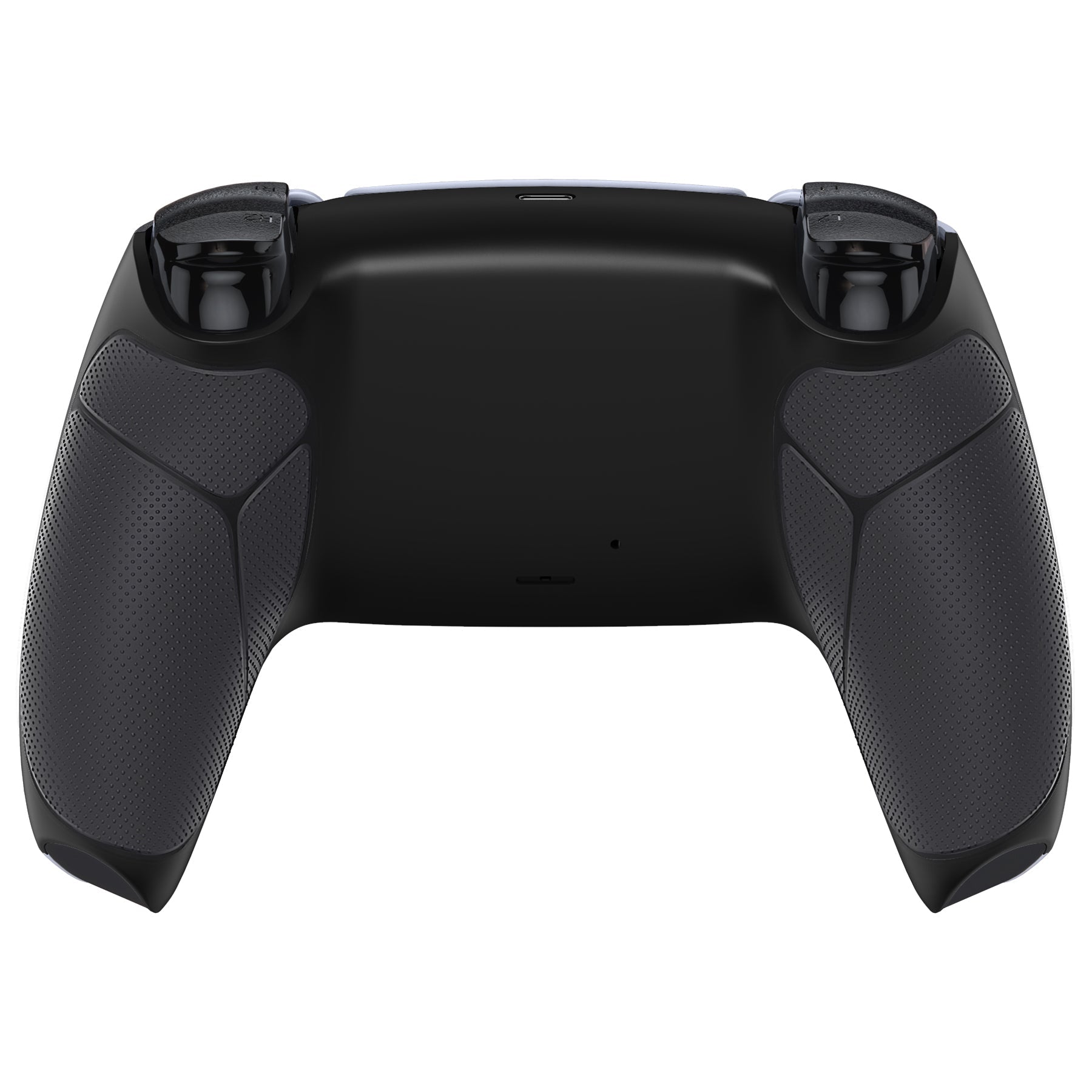 eXtremeRate Performance Grip Replacement Back Housing Bottom Shell for PS5 Controller BDM-010/020/030/040/050/060 - Rubberized Black eXtremeRate