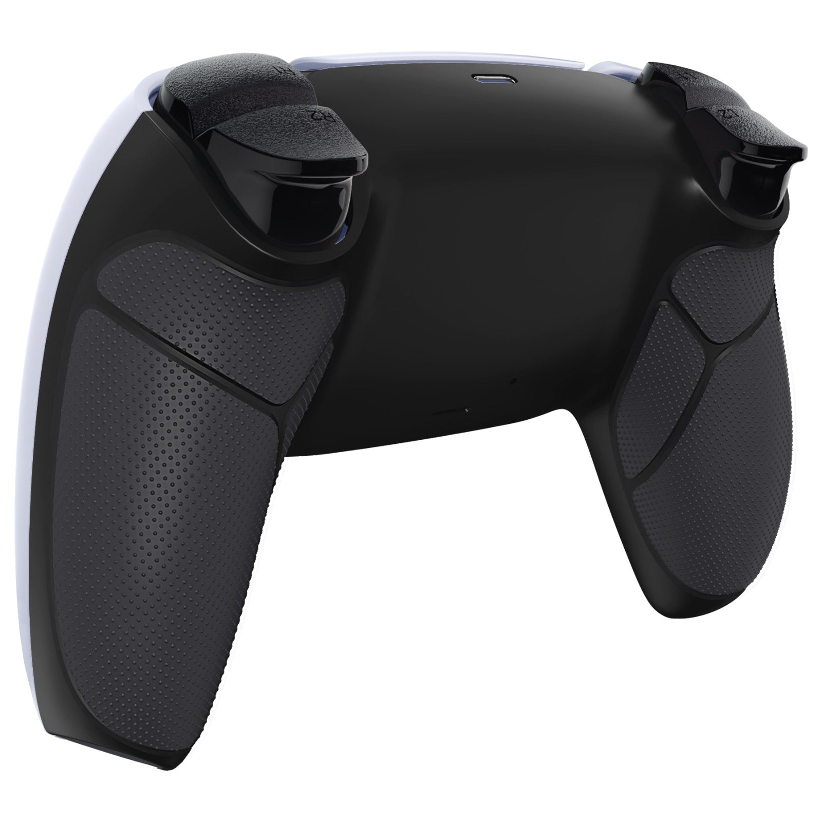 eXtremeRate Performance Grip Replacement Back Housing Bottom Shell for PS5 Controller BDM-010/020/030/040/050/060 - Rubberized Black eXtremeRate