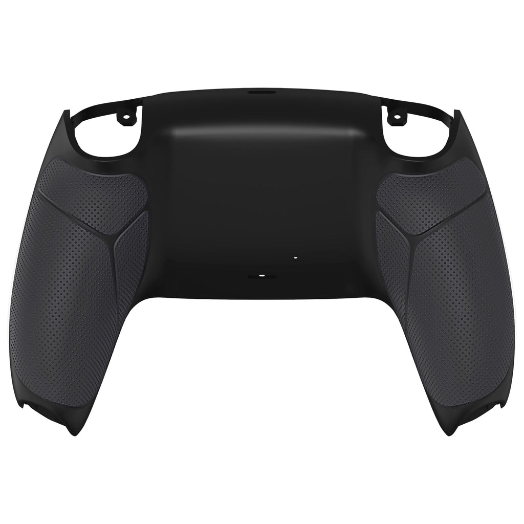 eXtremeRate Performance Grip Replacement Back Housing Bottom Shell for PS5 Controller BDM-010/020/030/040/050/060 - Rubberized Black eXtremeRate
