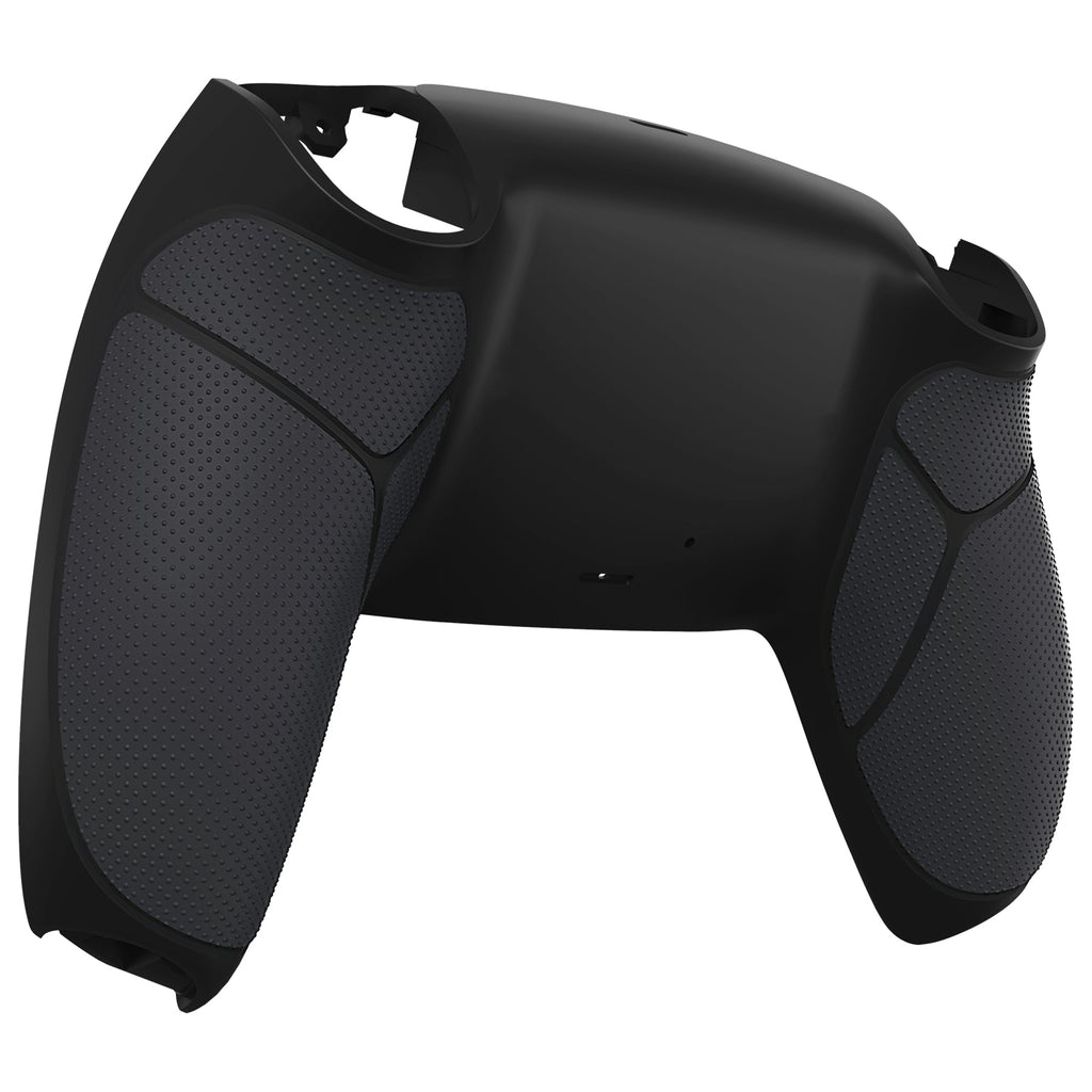 eXtremeRate Performance Grip Replacement Back Housing Bottom Shell for PS5 Controller BDM-010/020/030/040/050/060 - Rubberized Black eXtremeRate