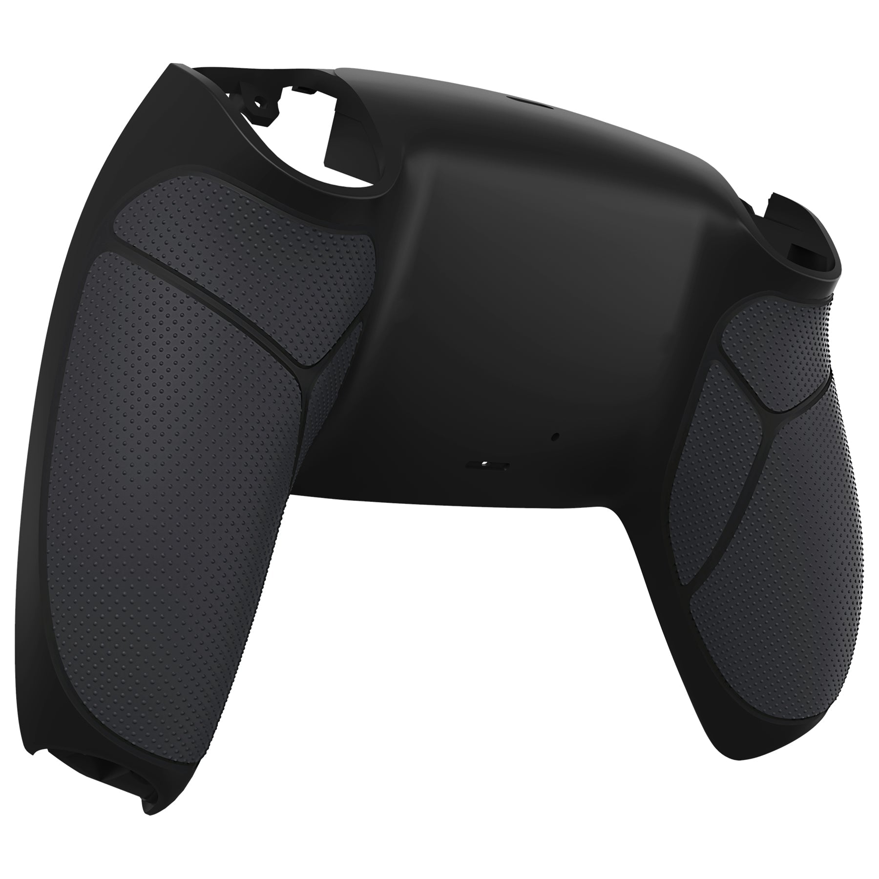 eXtremeRate Performance Grip Replacement Back Housing Bottom Shell for PS5 Controller BDM-010/020/030/040/050/060 - Rubberized Black eXtremeRate