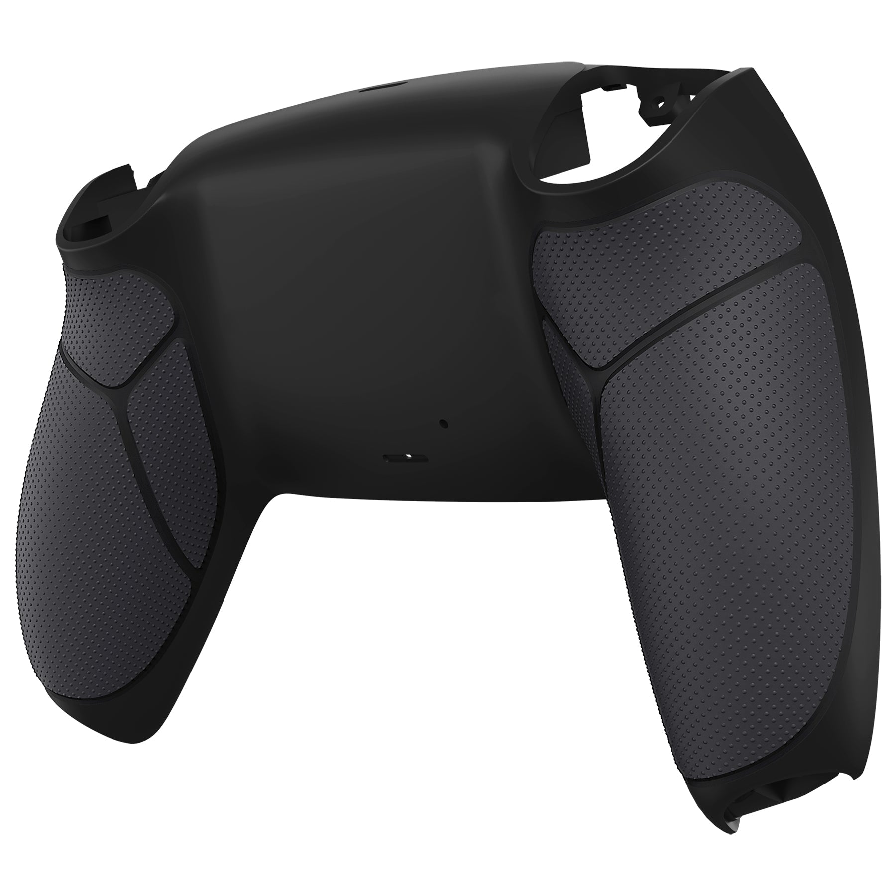 eXtremeRate Performance Grip Replacement Back Housing Bottom Shell for PS5 Controller BDM-010/020/030/040/050/060 - Rubberized Black eXtremeRate