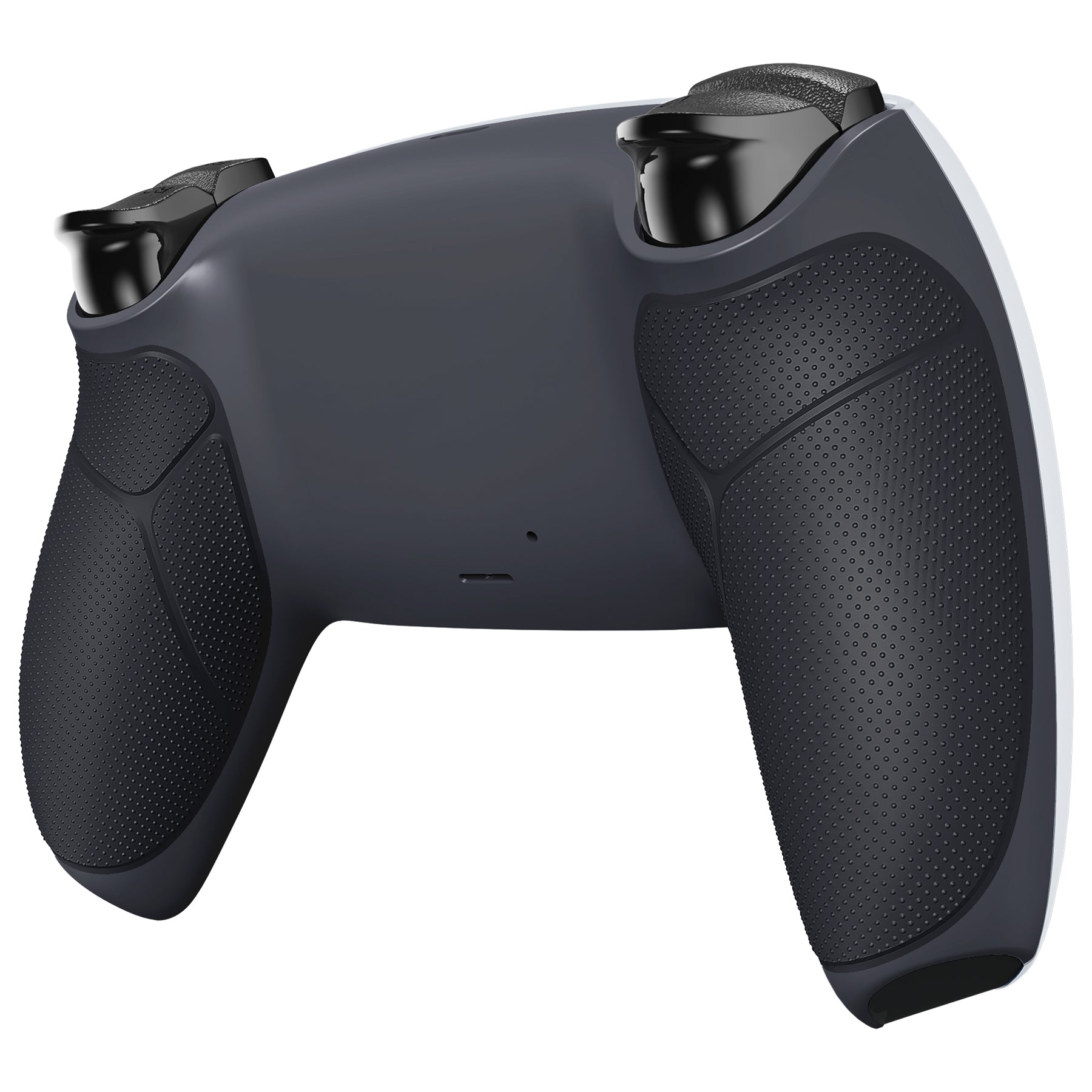 eXtremeRate Performance Grip Replacement Back Housing Bottom Shell for PS5 Controller BDM-010/020/030/040/050/060 - Rubberized Classic Gray & Dark Gray eXtremeRate